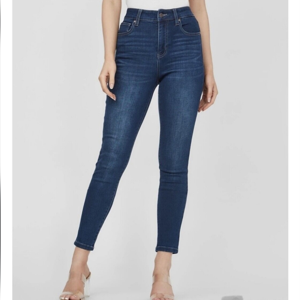 Guess Jeans Tamara $80 Mid Rise Skinny Jeans Denim Pants Slim Fit 34 Stretch